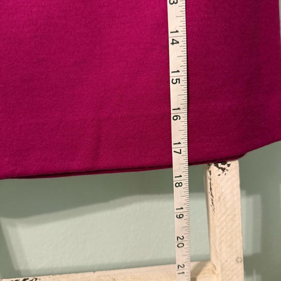 Diane Von Furstenberg Katinko Wool Fuchsia Magenta Mini Skirt Size 10 DVF - Picture 4 of 11